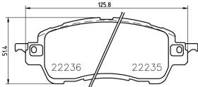 BREMBO P49055 - PASTILLA DE FRENO