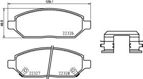 BREMBO P59088 - PASTILLA DE FRENO