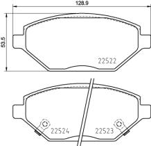 BREMBO P59093 - PASTILLA DE FRENO