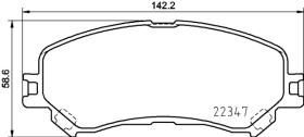 BREMBO P68067 - PASTILLA DE FRENO