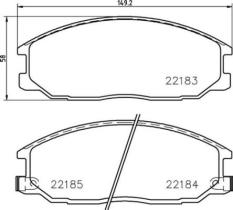 BREMBO P77002 - PASTILLA DE FRENO