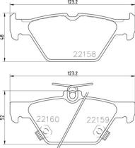 BREMBO P78026 - PASTILLA DE FRENO