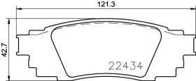 BREMBO P83160 - PASTILLA DE FRENO