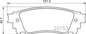 BREMBO P83166 - PASTILLA DE FRENO