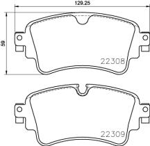 BREMBO P85154 - PASTILLA DE FRENO