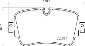 BREMBO P85161 - PASTILLA DE FRENO