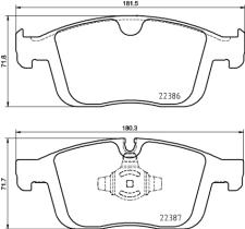 BREMBO P86026 - PASTILLA DE FRENO