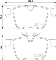 BREMBO P86029 - PASTILLA DE FRENO