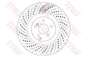 TRW DF6873S - DISCO DE FRENO