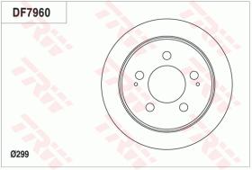 TRW DF7960 - JGO DISCOS DE FRENO