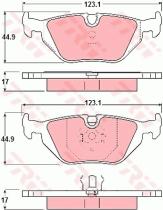 TRW GDB1189 - PASTILLAS DE FRENO