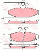 TRW GDB4089 - PASTILLAS DE FRENO