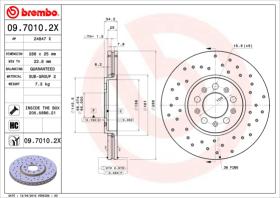 BREMBO 0970102X - DISCO FRENO BREMBO XTRA