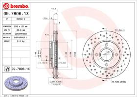 BREMBO 0978061X - DISCO FRENO BREMBO XTRA