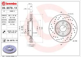 BREMBO 0990781X - DISCO FRENO BREMBO XTRA