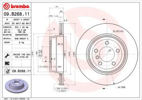 BREMBO 09B26811 - DISCO DE FRENO