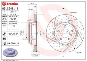 BREMBO 09C24611 - DISCO DE FRENO