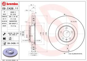 BREMBO 09C42611 - DISCO DE FRENO