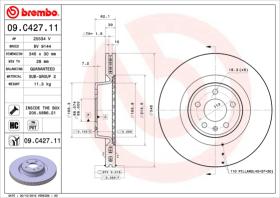 BREMBO 09C42711 - DISCO DE FRENO