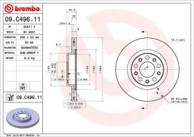 BREMBO 09C49611 - DISCO DE FRENO