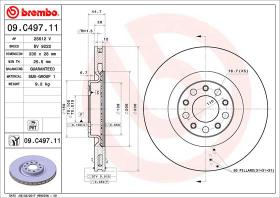 BREMBO 09C49711 - DISCO DE FRENO