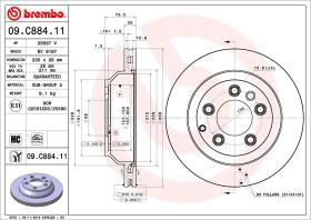 BREMBO 09C88411 - DISCO DE FRENO