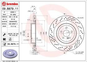 BREMBO 09B87911 - DISCO DE FRENO