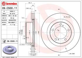 BREMBO 09C50011 - DISCO DE FRENO