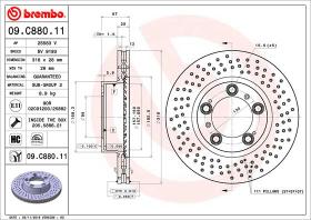 BREMBO 09C88011 - DISCO DE FRENO