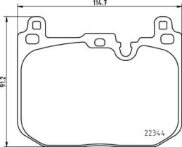 BREMBO P06097 - PASTILLA DE FRENO