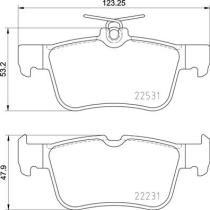 BREMBO P24175 - PASTILLA DE FRENO