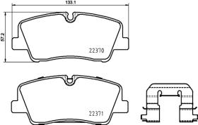 BREMBO P30085 - PASTILLA DE FRENO