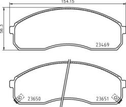 BREMBO P30091 - PASTILLA DE FRENO