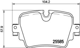 BREMBO P36032 - PASTILLA DE FRENO