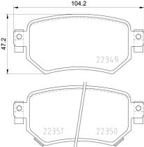 BREMBO P49059 - PASTILLA DE FRENO