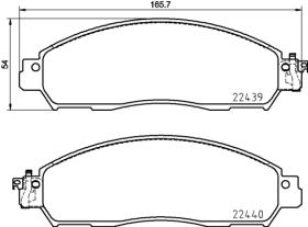 BREMBO P56118 - PASTILLA DE FRENO