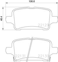 BREMBO P59090 - PASTILLA DE FRENO