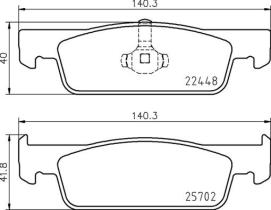 BREMBO P68069 - PASTILLA DE FRENO