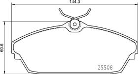 BREMBO P82003 - PASTILLA DE FRENO