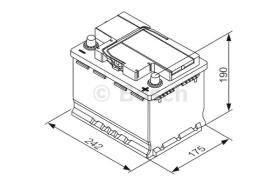 BOSCH 0092T30050 - BATERIA DE ARRANQUE PB