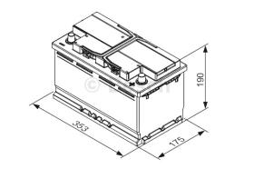 BOSCH 0092T30130 - BATERIA DE ARRANQUE PB