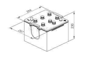 BOSCH 0092T30420 - BATERIA ARRANQUE PB