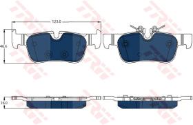 TRW GDB2063BTE - PASTILLAS DE FRENO ELECTRIC BLUE