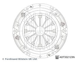 BLUE PRINT ADT332123N - MAZA DE EMBRAGUE MAZA DE EMBRAGUE