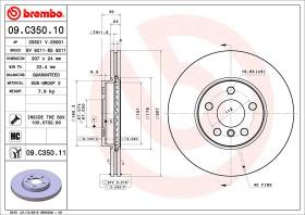 BREMBO 09C35011 - DISCO DE FRENO