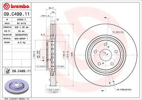 BREMBO 09C49911 - DISCO DE FRENO