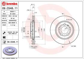 BREMBO 09C54811 - DISCO DE FRENO