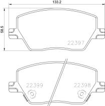 BREMBO P23170 - PASTILLA DE FRENO