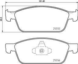 BREMBO P24199 - PASTILLA DE FRENO