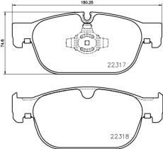 BREMBO P86027 - PASTILLA DE FRENO